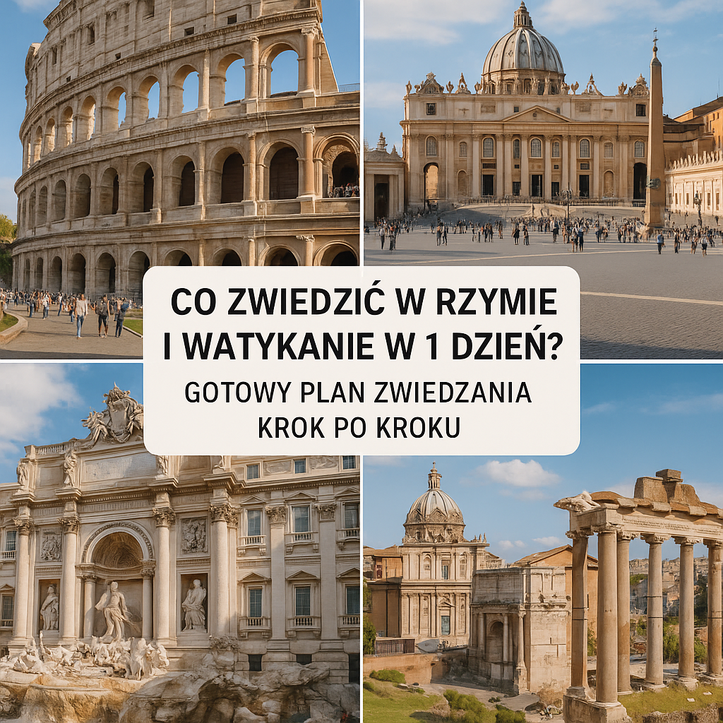 Co zwiedzić w Rzymie i Watykanie w 1 dzień? Gotowy plan zwiedzania krok po kroku