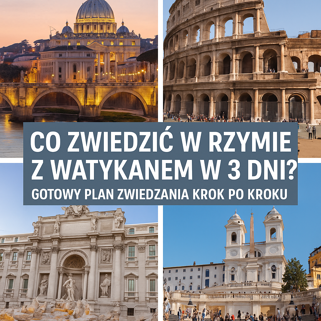 Co zwiedzić w Rzymie z Watykanem w 3 dni? Gotowy plan zwiedzania krok po kroku
