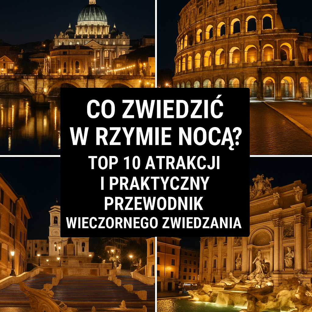 Co zwiedzić w Rzymie nocą? TOP 10 atrakcji i praktyczny przewodnik wieczornego zwiedzania
