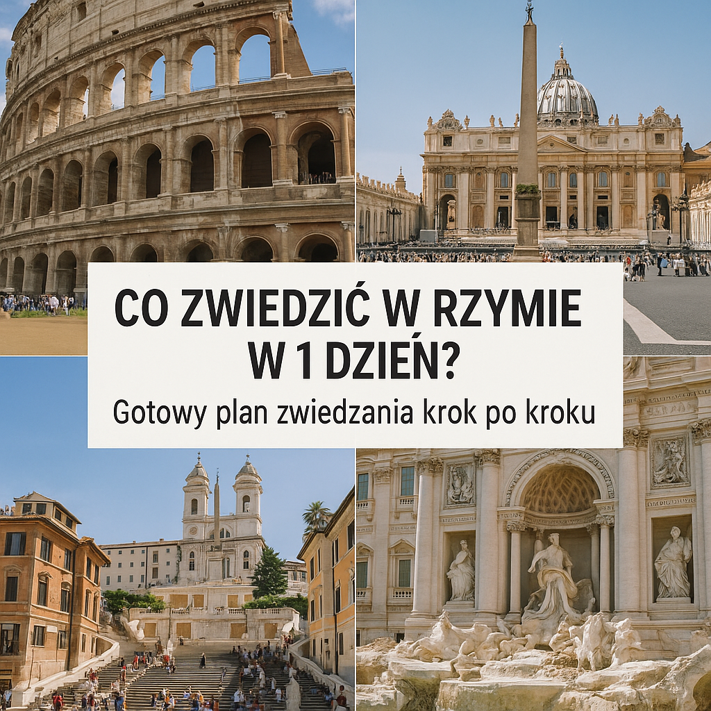 Co zwiedzić w Rzymie w 1 dzień? Gotowy plan zwiedzania krok po kroku