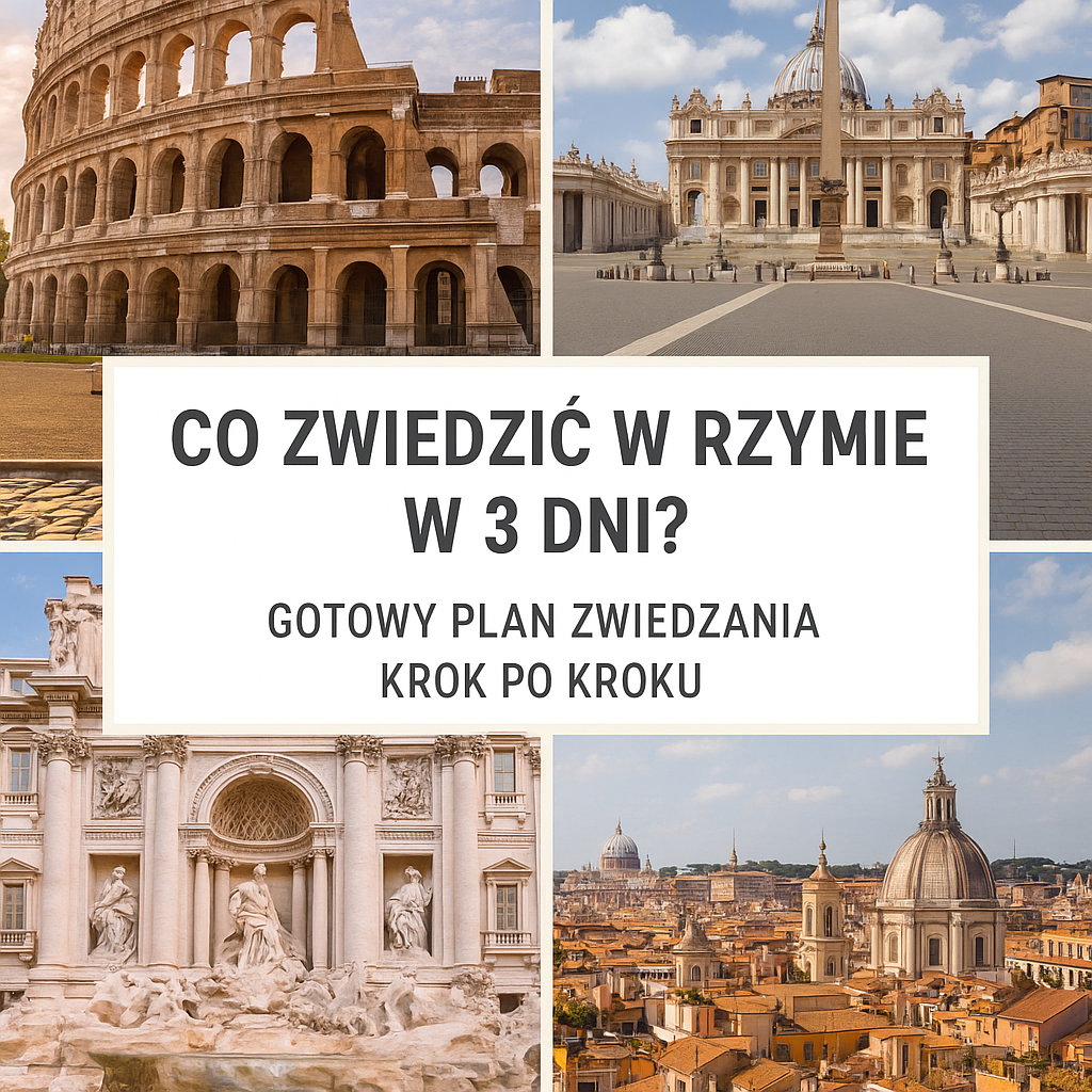 Co zwiedzić w Rzymie w 3 dni? Gotowy plan zwiedzania krok po kroku