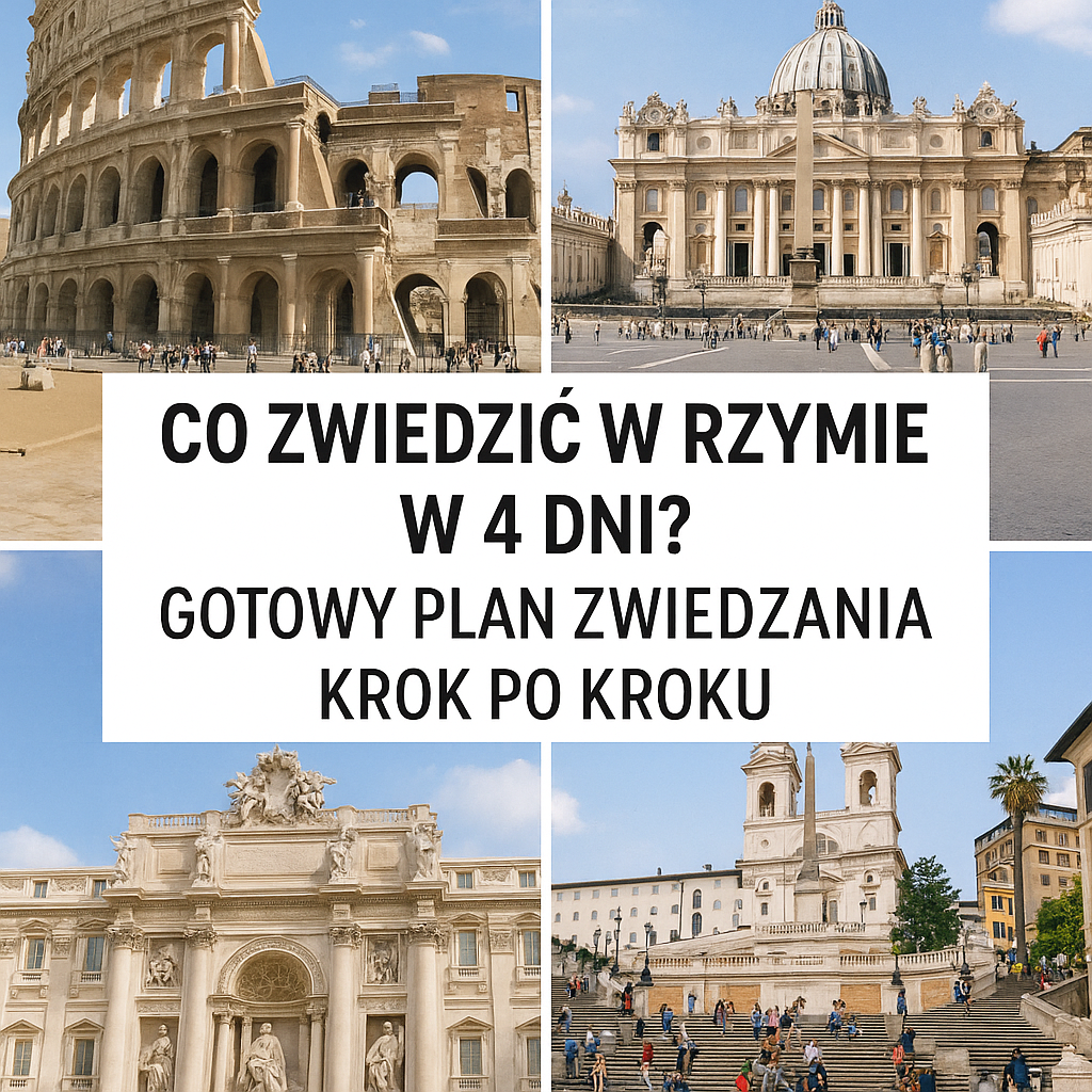 Co zwiedzić w Rzymie w 4 dni? Gotowy plan zwiedzania krok po kroku