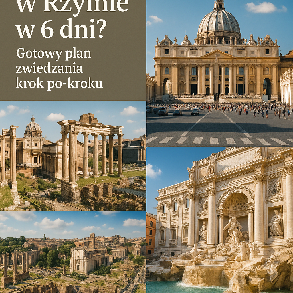 Co zwiedzić w Rzymie w 6 dni? Gotowy plan zwiedzania krok po kroku