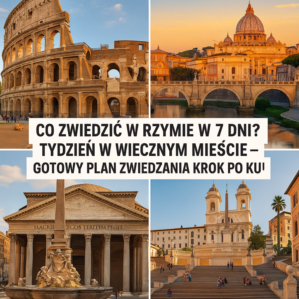 Co zwiedzić w Rzymie w 7 dni? Tydzień w Wiecznym Mieście – gotowy plan zwiedzania krok po kroku