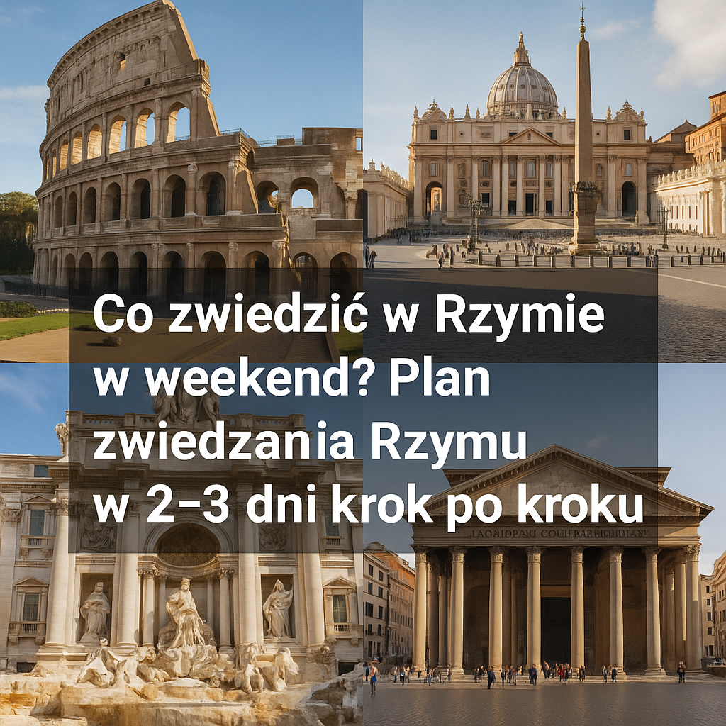 Co zwiedzić w Rzymie w weekend? Plan zwiedzania Rzymu w 2–3 dni krok po kroku