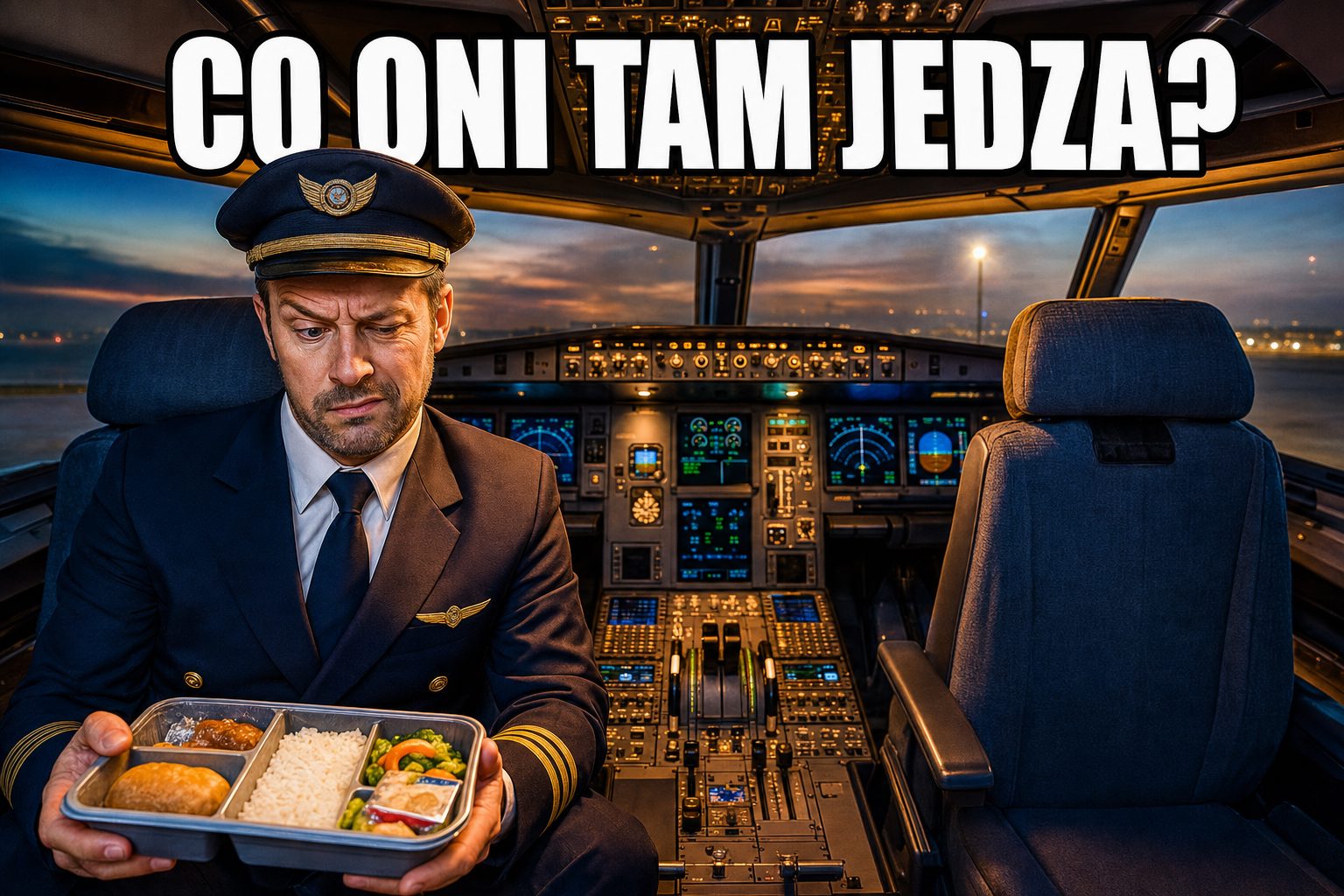 Dlaczego kapitan i drugi pilot nie jedzą tego samego dania