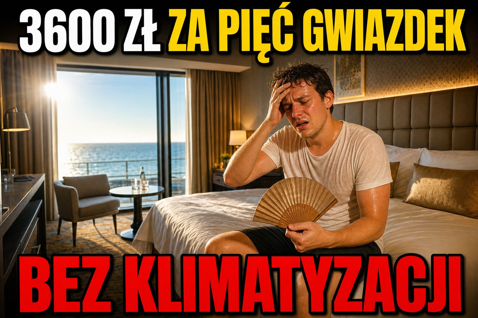 Nowa afera Książula w Pobierowie - tym razem inny hotel. Zapłacił 3600 zł za pięć gwiazdek, a w pokoju ani klimatyzacji, ani telefonu