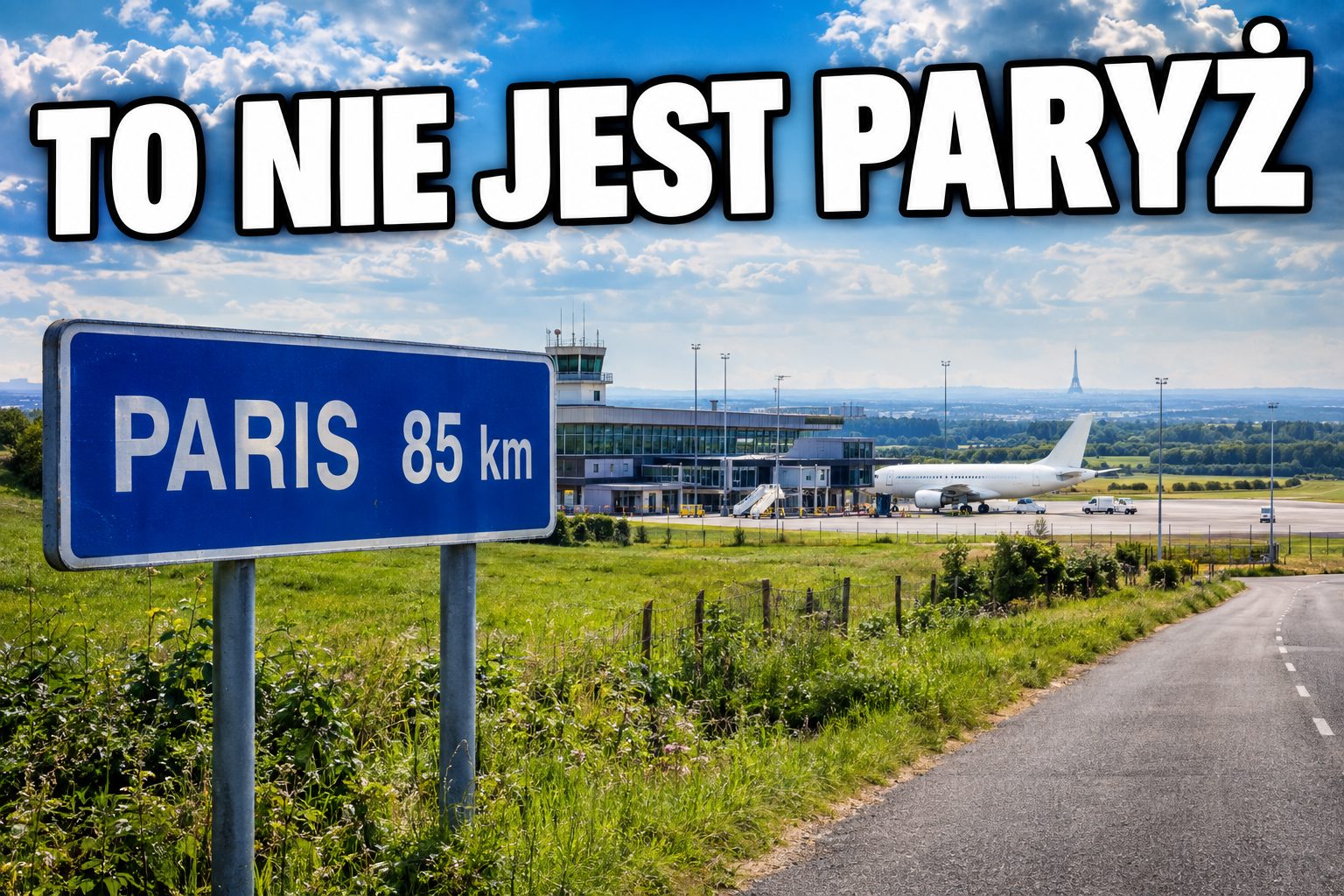 Kupiłeś lot do Paryża, a lądujesz 85 km od Paryża. Lotniska tanich linii, które naciągają geografię