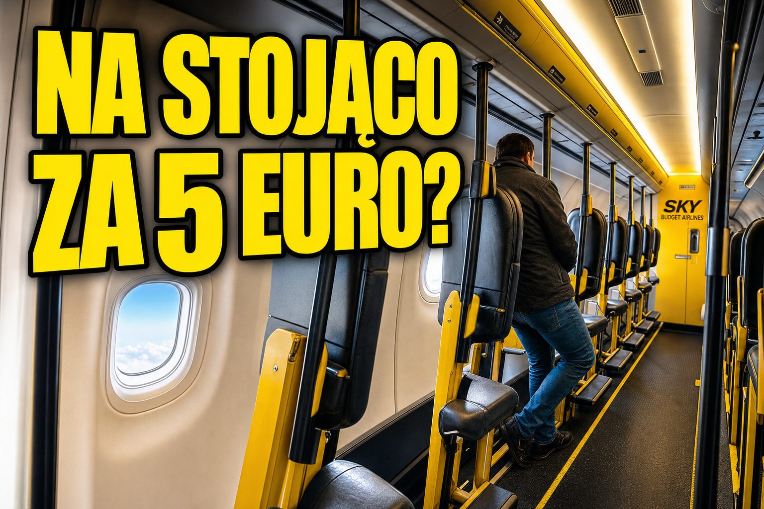 Miejsca stojące w samolocie - dlaczego ta zapowiedź wraca co roku