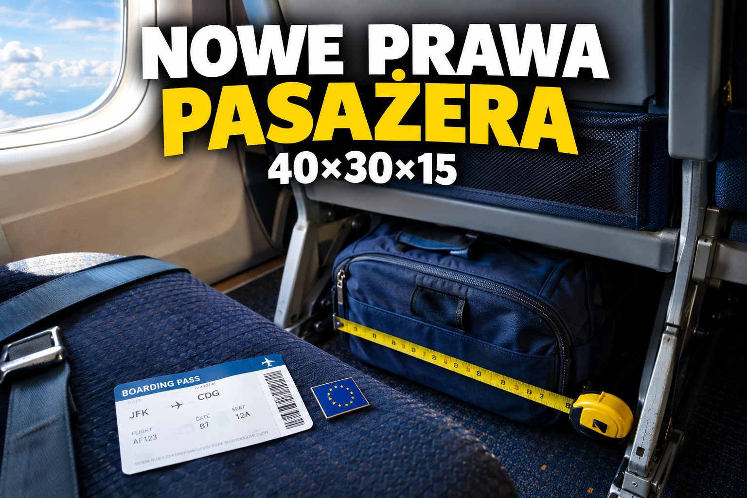 Darmowa walizka w samolocie? Nowe przepisy UE dają pasażerom coś innego, niż obiecywały nagłówki