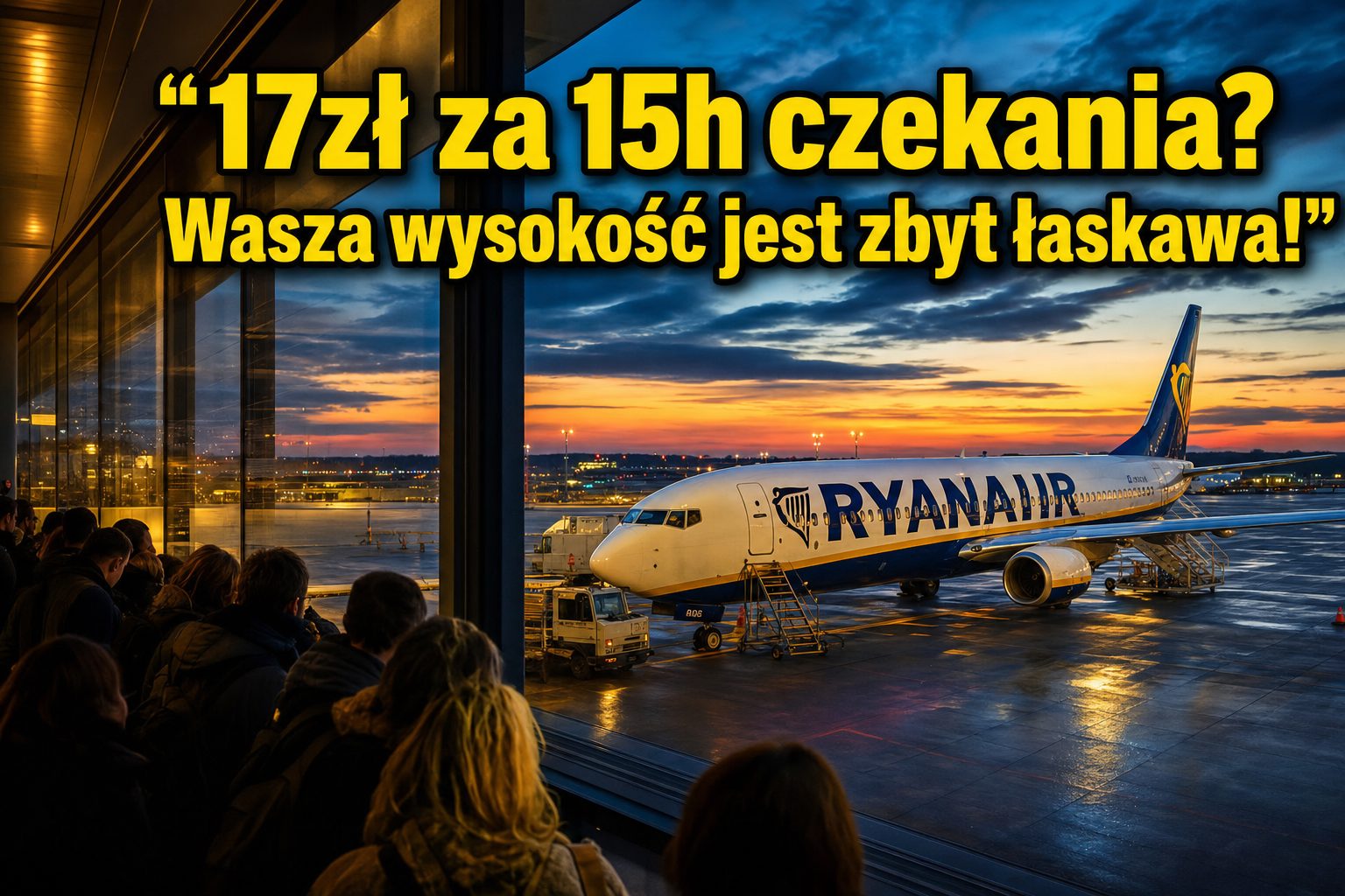 Piętnaście godzin na lotnisku, voucher za 17 złotych. Ile w takiej sytuacji naprawdę należy się pasażerowi