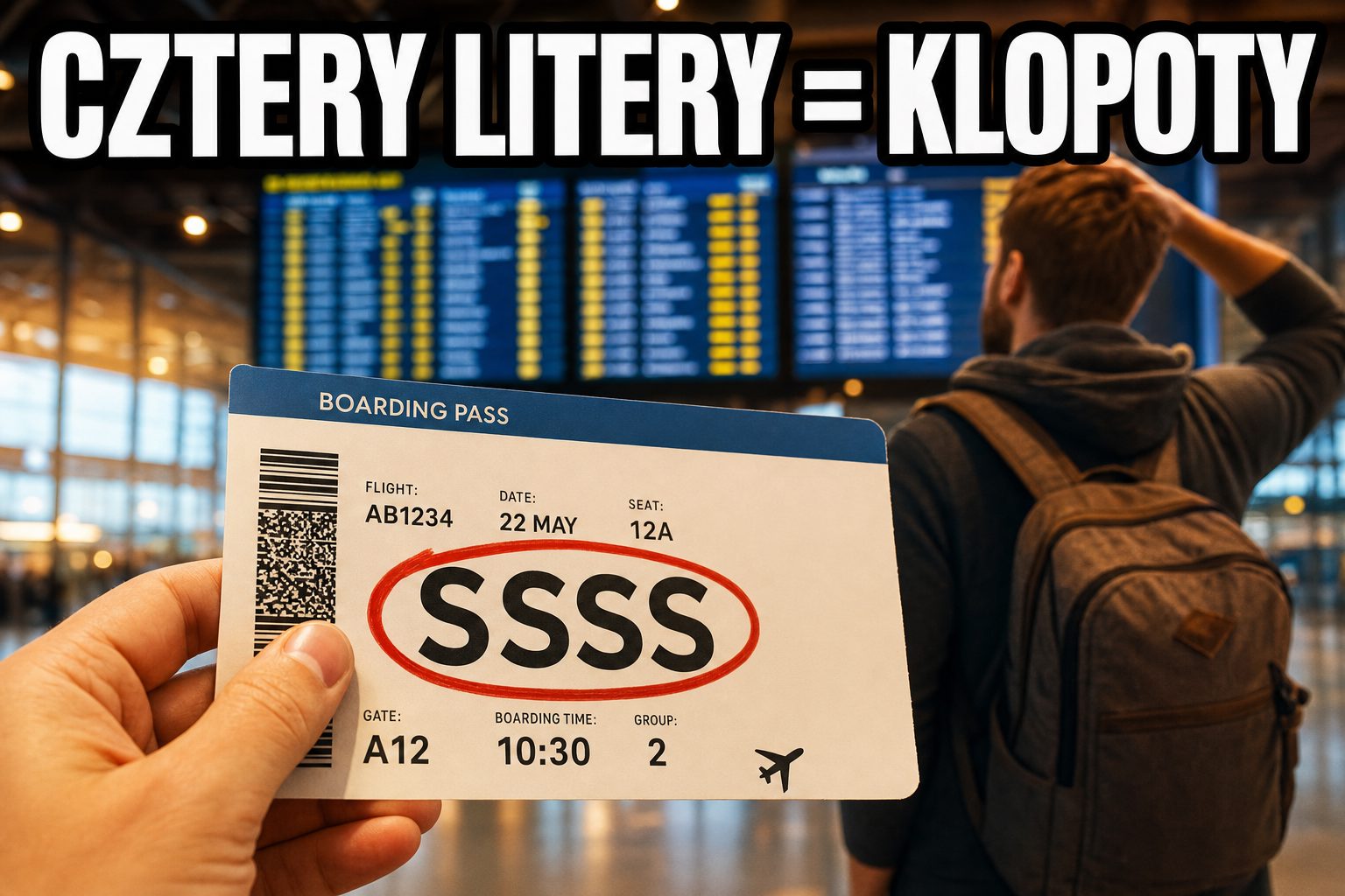 Cztery litery na karcie pokładowej, których nie chcesz zobaczyć przed lotem do Stanów
