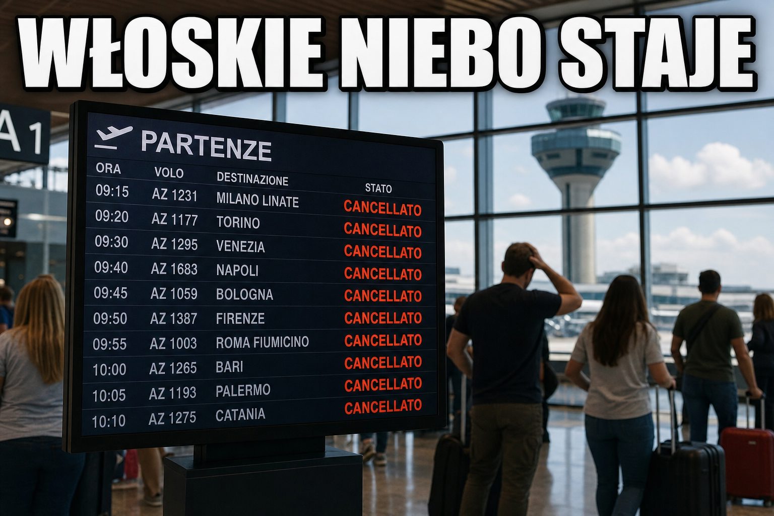 Strajki we Włoszech pod koniec września. Dwie daty, które mogą pokrzyżować plany urlopowiczów